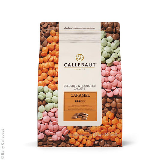 Gearomatiseerde decoratiemassa - karamel, callets, 2,5 kg