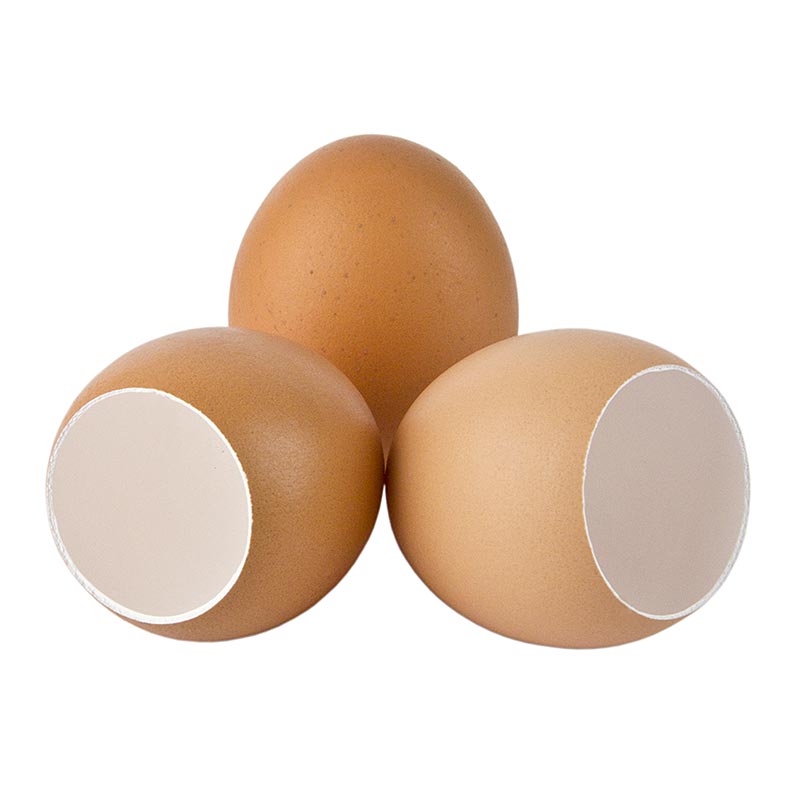 Lege bruine eierschalen voor vulling, verpakking van 120 stuks, ideaal voor decoratie en knutselprojecten