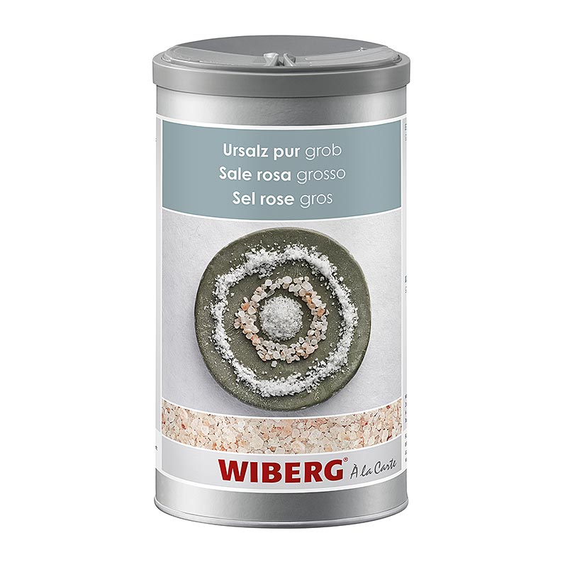 Wiberg zuiver oerzout, grof, 1,4 kg - Natuurlijk, ongeraffineerd zout van hoge kwaliteit, perfect voor het kruiden en bereiden van heerlijke gerechten