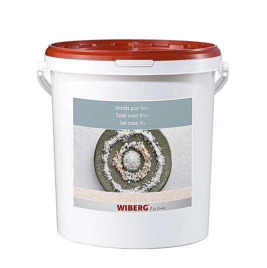 Wiberg zuiver oerzout, fijn, 10 kg - Natuurlijk gewonnen zout van hoge kwaliteit, perfect voor culinair gebruik en in grote hoeveelheden beschikbaar