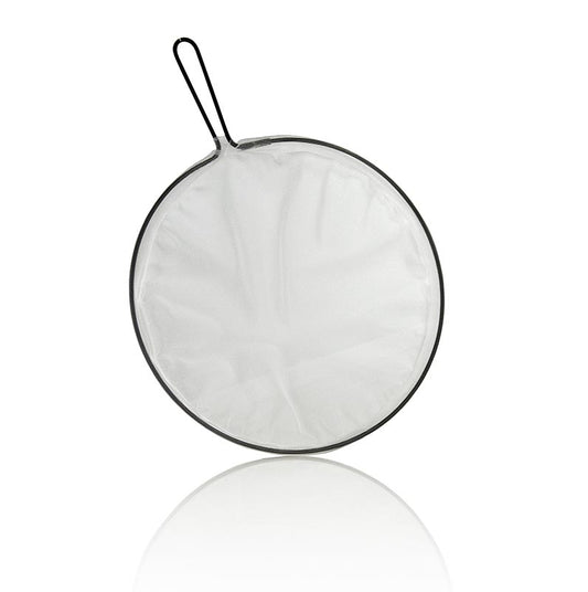 Roestvrijstalen soepzeef van 24 cm, vaatwasmachinebestendig, voor het zeven van soep en sauzen, duurzaam keukenaccessoire