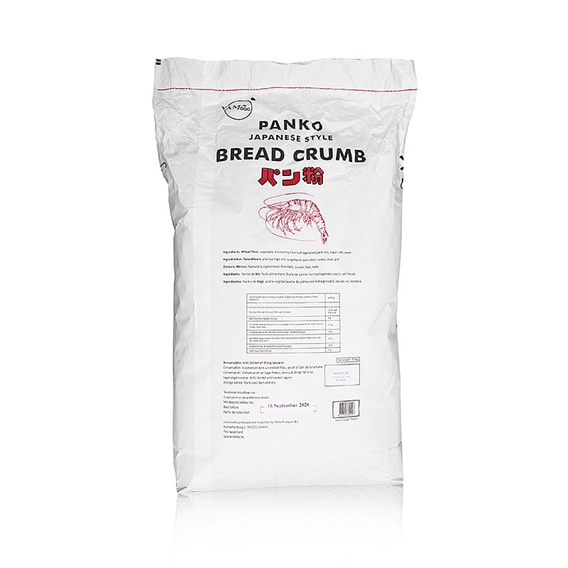Panko paneermeel - grof broodkruim (Mie de Pain), 10 kg - fijngemalen, knapperig Japans paneermeel voor het paneren van vlees en visgerechten