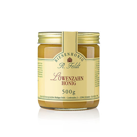 Paardenbloemhoning, Duitsland, donkergeel, romig, mild &amp; kruidig, aromatisch, 500 g