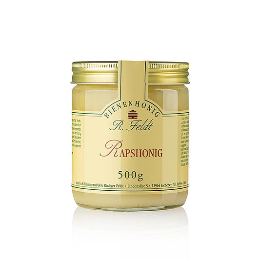 Koolzaadhoning, Noord-Duitsland, wit, romig, fijn bloemig, mild, 500 g