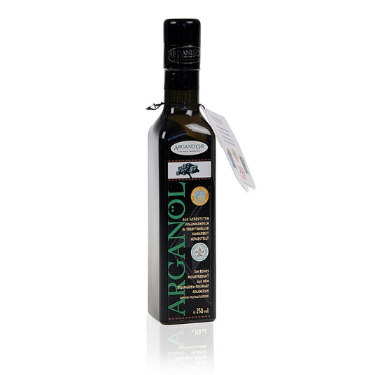 Arganolie, Marokko, traditioneel, gefilterd, Argandor, BIO, 250 ml