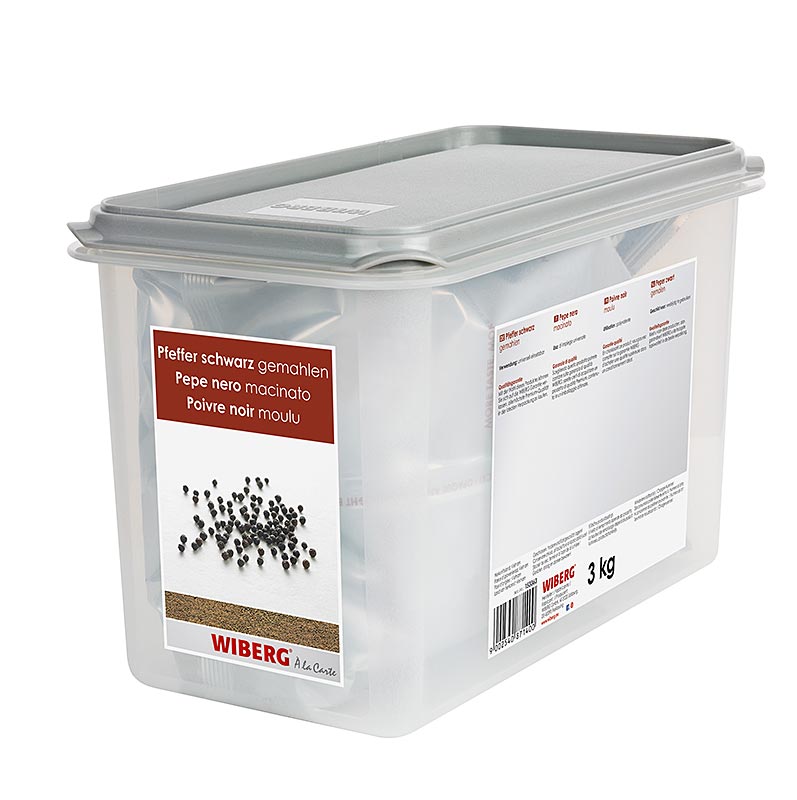 Wiberg Zwarte peper, gemalen, 3 kg