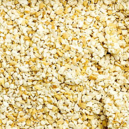 Franse nougat, lichtbruin, grof geraspt, 2-4 mm, uit Montelimar, 1 kg