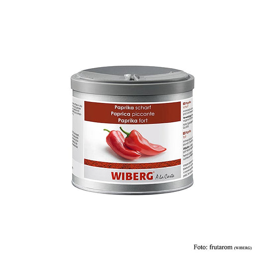 Wiberg paprikapoeder, heet, 260 g - Rode paprika poeder van Wiberg, 260 gram verpakking