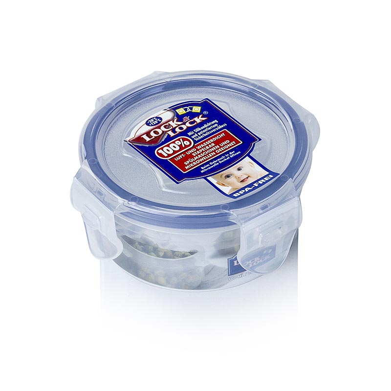 Plastic Frisheidsdoosje Lock & Lock, 100 ml, rond 89x43mm, 1 stuk, afsluitbaar