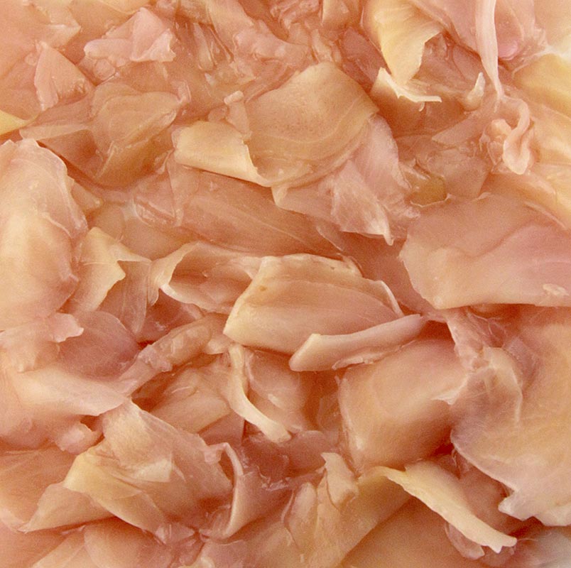 Gember, ingemaakt in zoete roze siroop uit China, verpakt in een pot van 1,5 kg
