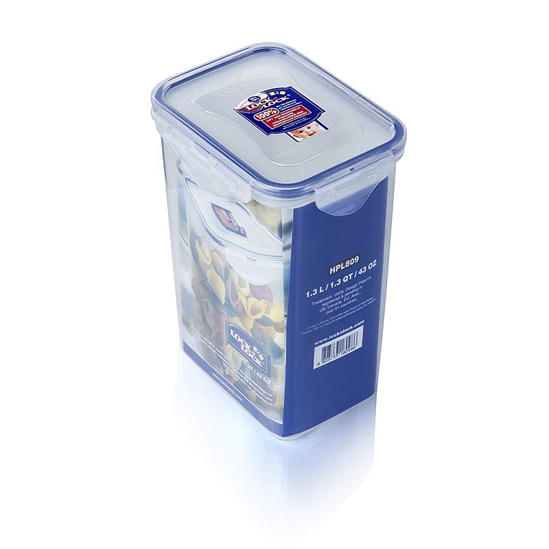Vershouddoos Lock & Lock, 1,3 liter, rechthoekig 137x104x185mm, 1 st - ideaal voor het vers houden van voedsel in de koelkast