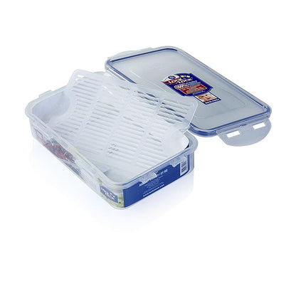 Vershouddoos Lock & Lock, 800 ml, rechthoekig 207x134x53mm, met afvoerrooster, stuk