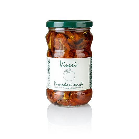 Zongedroogde tomaten in zonnebloemolie van 290 g, perfect voor salades en pastagerechten
