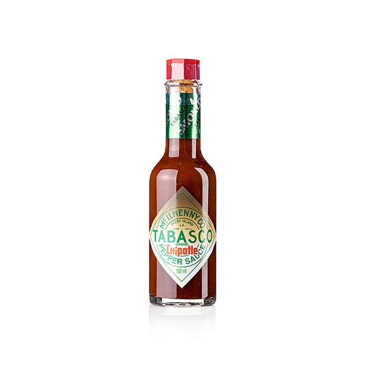 Tabasco Chipotle, met gerookte jalapenos, pittig, McIlhenny, 150 ml