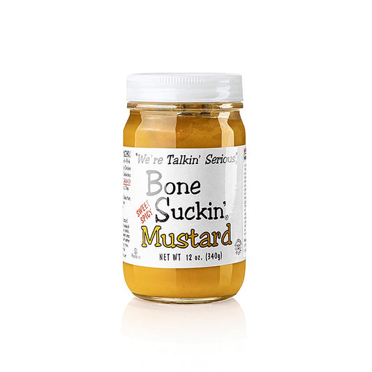 Bone Suckin´ Mustard Sweet and Hot, BBQ-mosterd, Ford´s Food, 325 ml