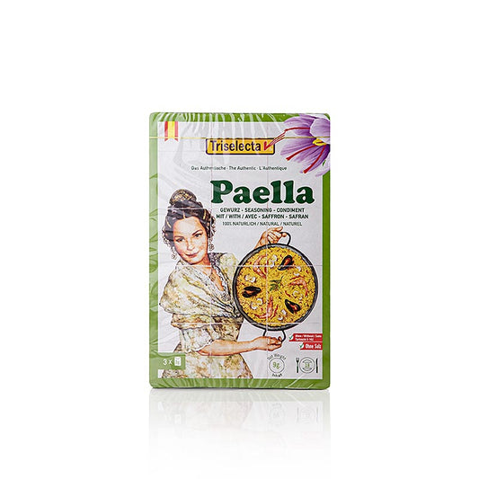 Paellakruiden, met echte saffraan, 3x3 g, 9 g