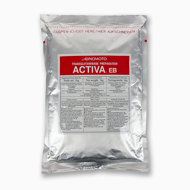 Activa transglutaminase EB, voor vleeswaren - geen verkoop aan eindgebruikers, 1 kg