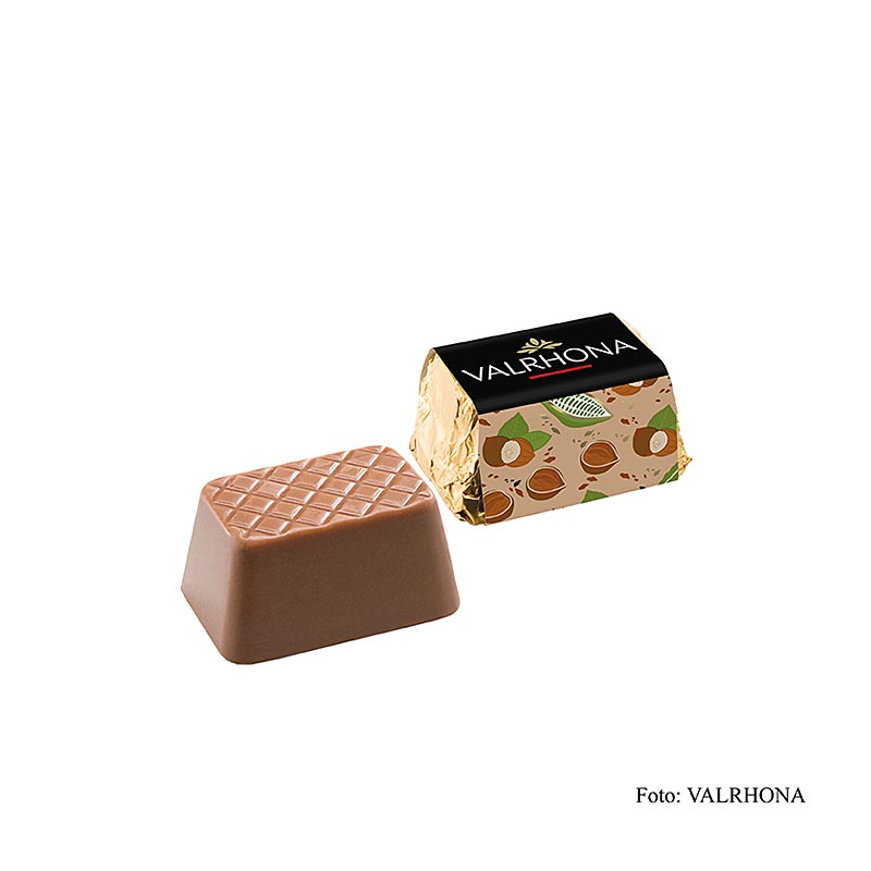 Valrhona "Lingot" praliné - Gianduja mini goudstaafjes, knapperige nougat, 2 kg, ca. 200 stuks