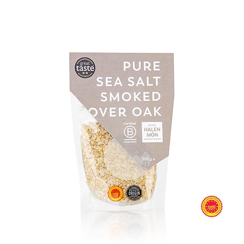 Halen Môn, gerookte zeezoutvlokken uit Wales, BOB, 100 g