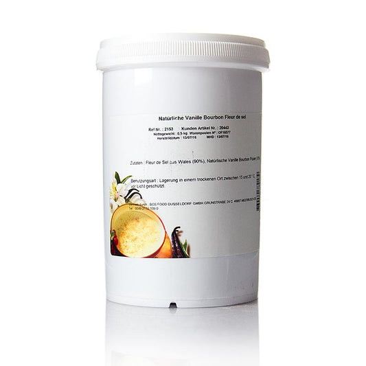 600 g Fleur de sel met bourbon vanille, ideaal voor verfijnde gerechten