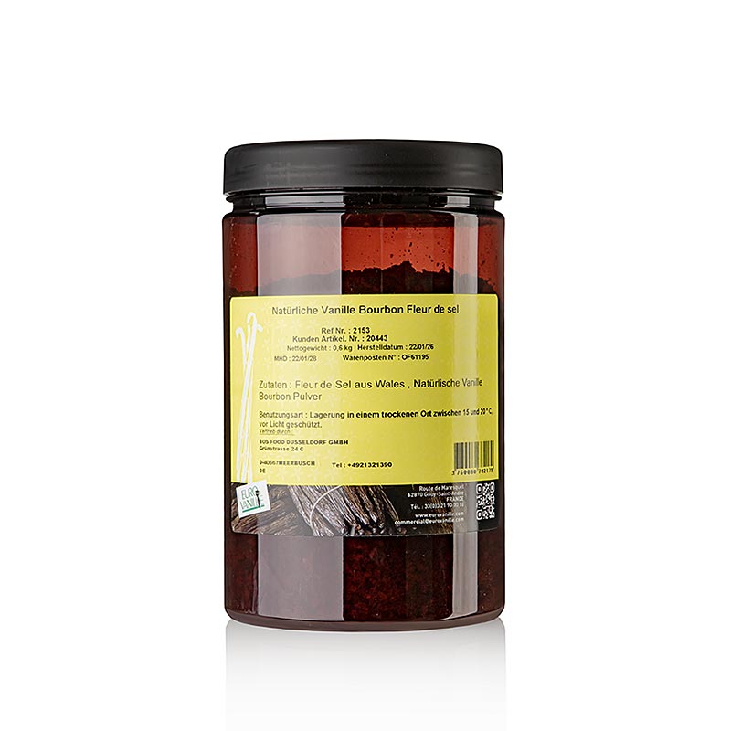 Fleur de Sel met bourbonvanille, 600 g