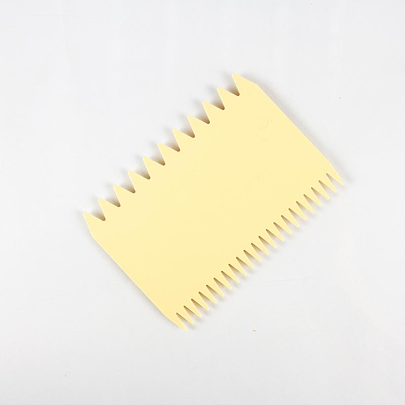 Garneerkam met puntige tanden, ca 11x7,5cm, 1 stuk voor het decoreren van gerechten