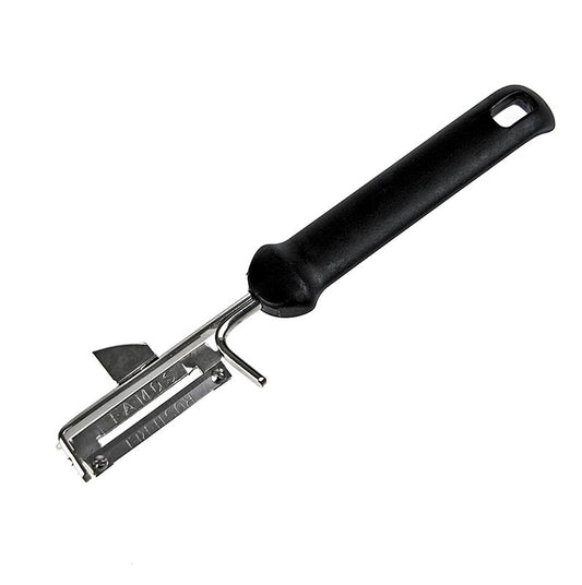Aspergeschiller, goed mes, zwart, kunststof handvat, 1 stuk