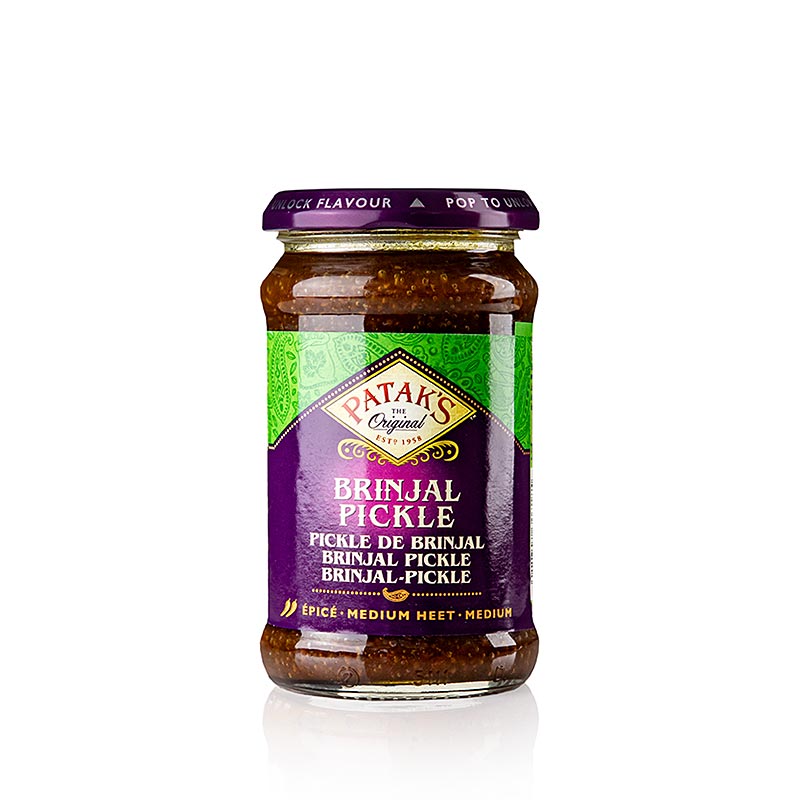 Brinjal Aubergine Pickle, medium, Patak´s, 312 g