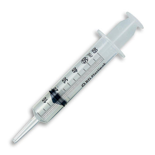 Spuit van kunststof, wegwerp, 50 ml, 1 stuk