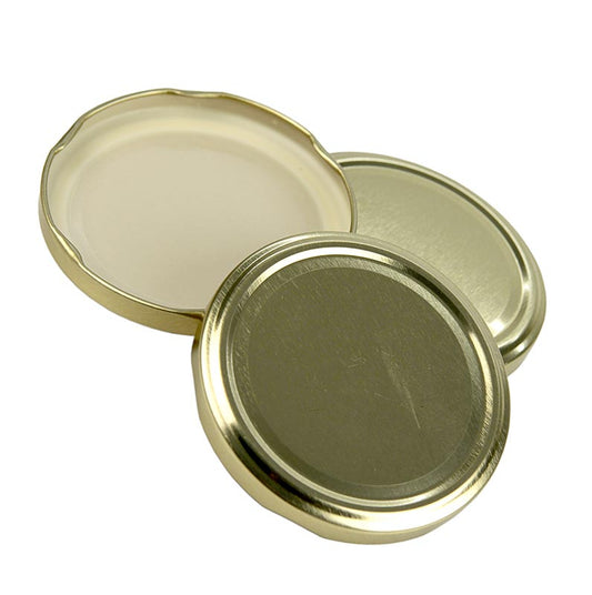 Deksel, goud, voor weckpotten, 82 mm, 230/440 ml, 1 stuk