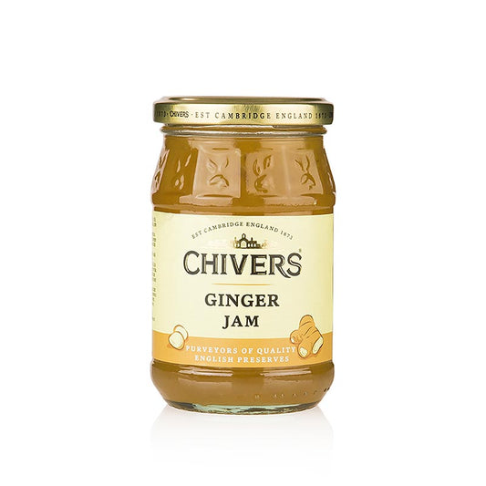 Gemberjam extra van Chivers, 340 g, heerlijk smeerbaar op brood