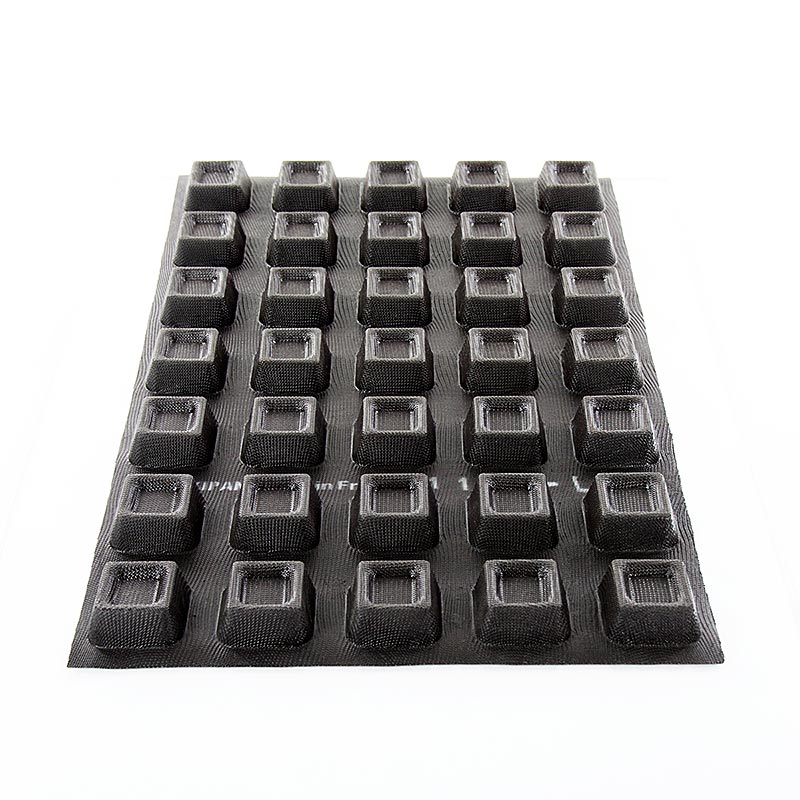 Flexipan mat 60x40 cm, 35 vierkante savarins 56x56 mm, 24 mm diep, 45 ml, nr. 1105, 1 stuk