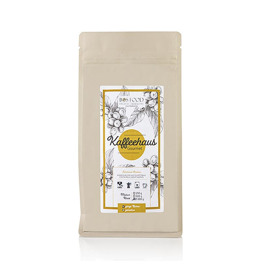 "Bos Food Gourmet" koffiehuis, hele bonen, 100 % Arabica koffie, 1 kg