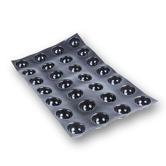 Flexipan mat 40x30cm met 28 halve bollen met een diameter van 58mm, productnummer 1896, 1 stuk