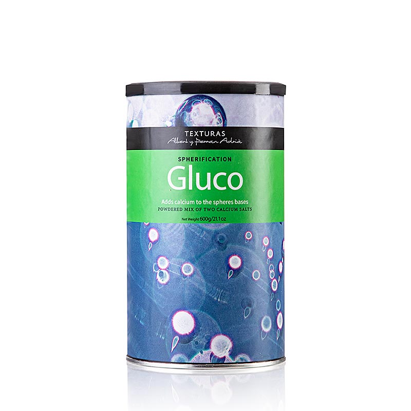 Gluco (calciumgluconaat en -lactaat), Texturas Ferran Adrià, E 578, E 327, 600 g