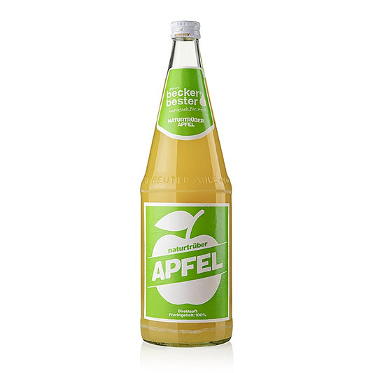 Appelsap, natuurlijk troebel, 1 liter