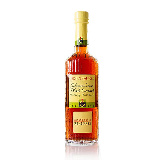 250 ml fles Zwartebessenvruchtenazijn met een zuurgraad van 5%