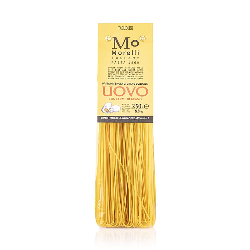 Morelli 1860 Tagliolini al Uovo, met ei en tarwekiemen, 250 g