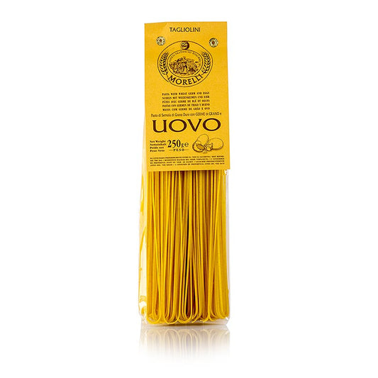 Tagliolini al Uovo pasta met ei en tarwekiemen van Morelli 1860, 250 g