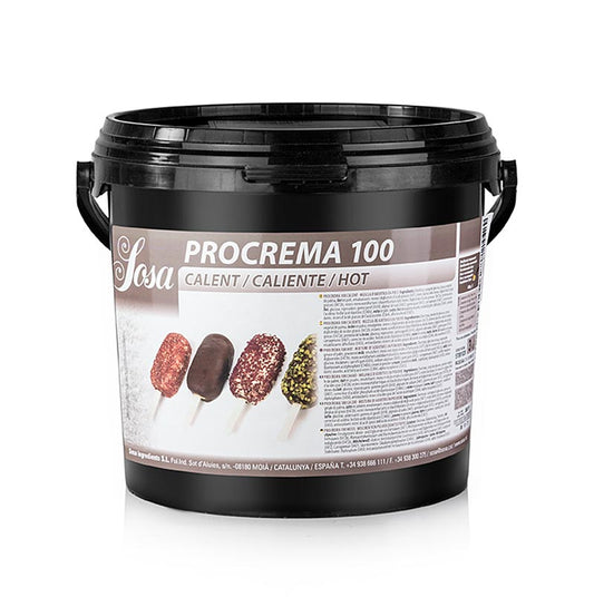 Pro Crema 100 warm, stabilisator voor ijs, 3 kg productafbeelding voor ambachtelijke ijsbereiding