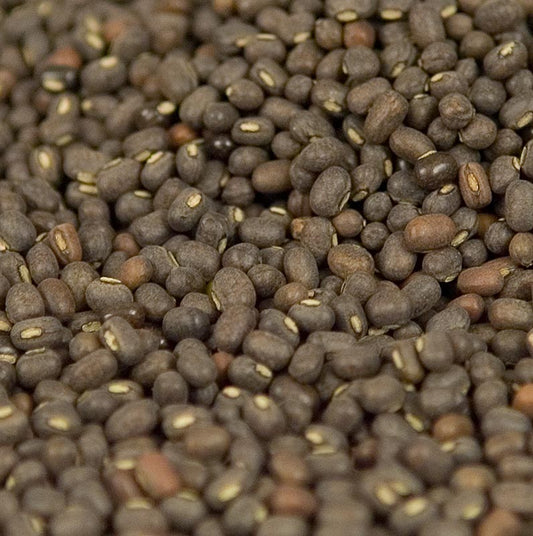 Linzen, zwart, urid-dal/uridbonen, ongepeld, heel, 500 g