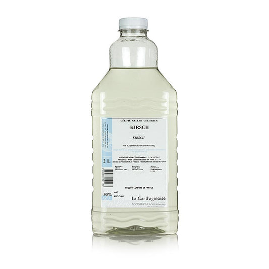 Kirsch Pur, 50% vol., gel voor patisserie & ijsbereiding, 2 l