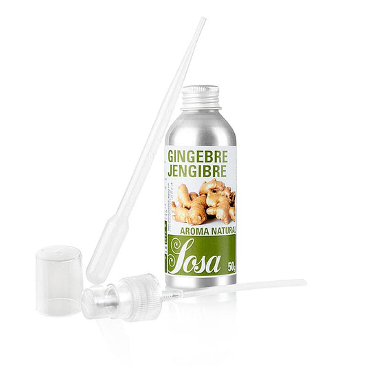 Natuurlijk vloeibaar gemberaroma van 50 g, perfect om gerechten op smaak te brengen