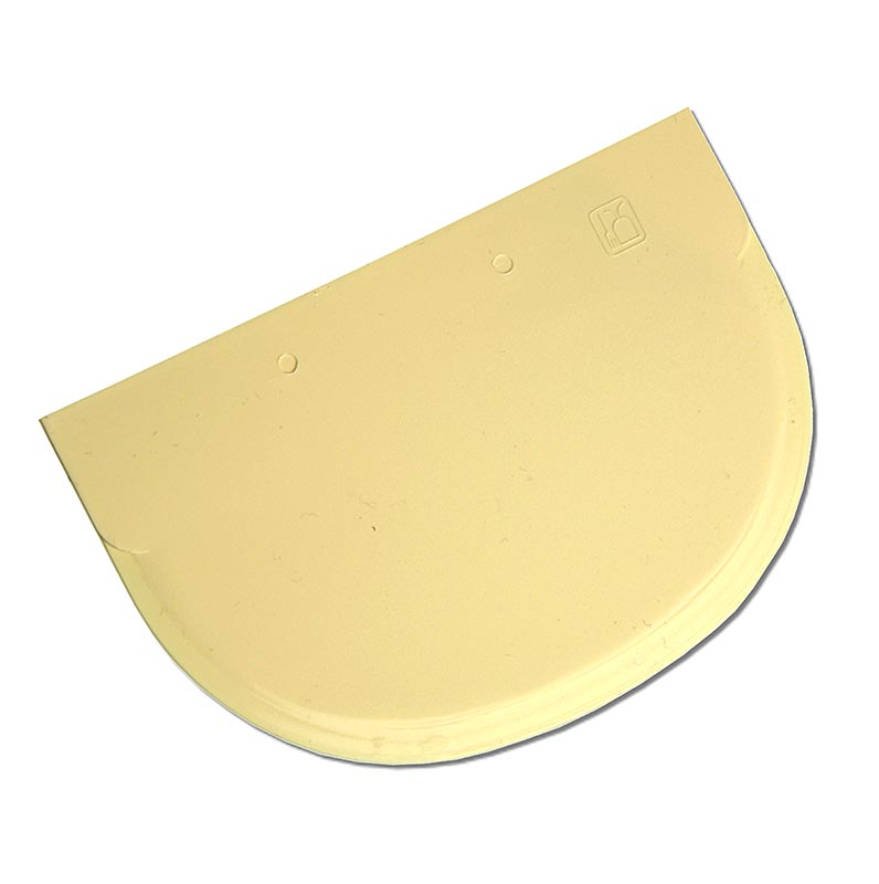 Deegschraper, volledig siliconen, zeer flexibel, 11,6 x 7,8 cm, 1 stuk