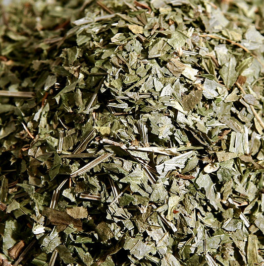 Gedroogde Woodruff kruiden in een verpakking van 20 g, perfect voor het toevoegen van smaak aan desserts en drankjes