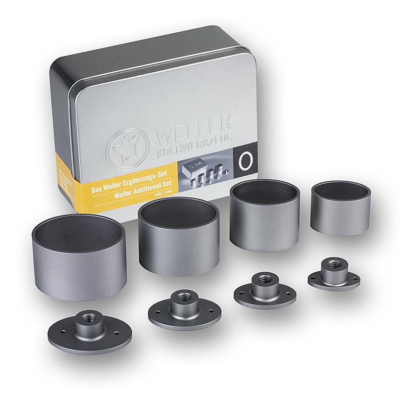 Weller bijzettafel-aanvullingsset, ovaal, 8-delig