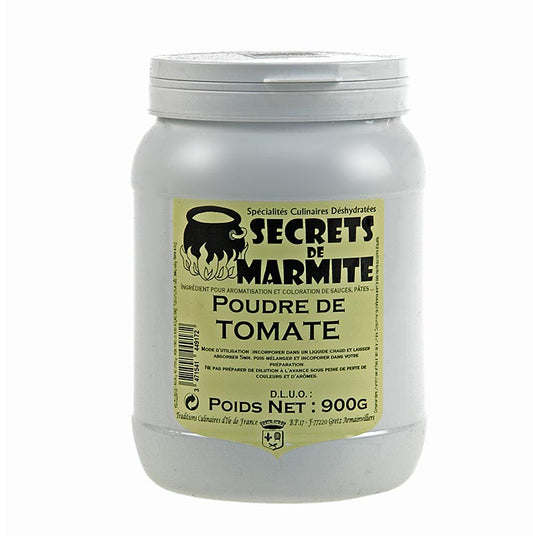 Tomaten micropoeder van Secrets de Marmite / Soripa, 900 g, ideaal voor het toevoegen van kleur en smaak aan gerechten