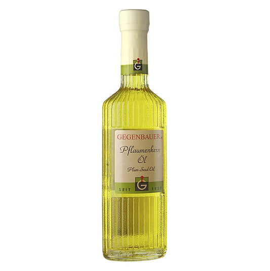 250 ml fles Pruimenpitolie, een natuurlijke en voedzame olie voor culinaire en cosmetische toepassingen