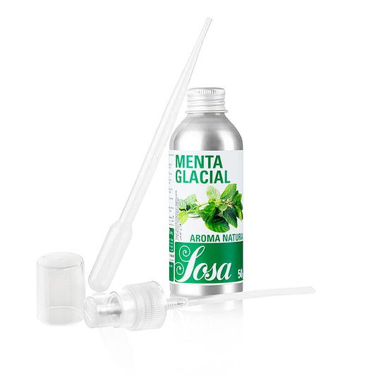 Vloeibare Smaak Naturel Glacier Mint, 50 g, verfrissende mint smaak