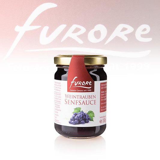 Fles Furore druiven- en mosterdsaus van 130 ml, perfect voor salades en vleesgerechten